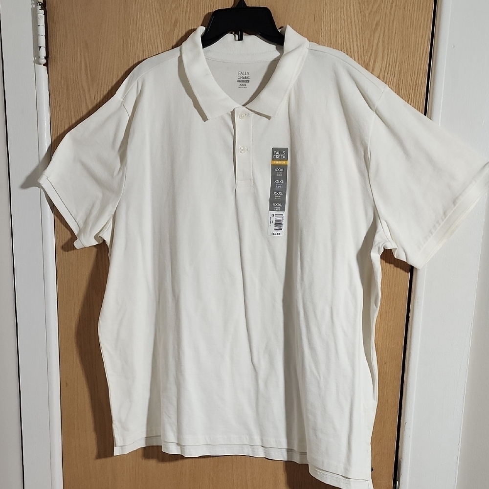 Falls Creek Cream Polo Shirt